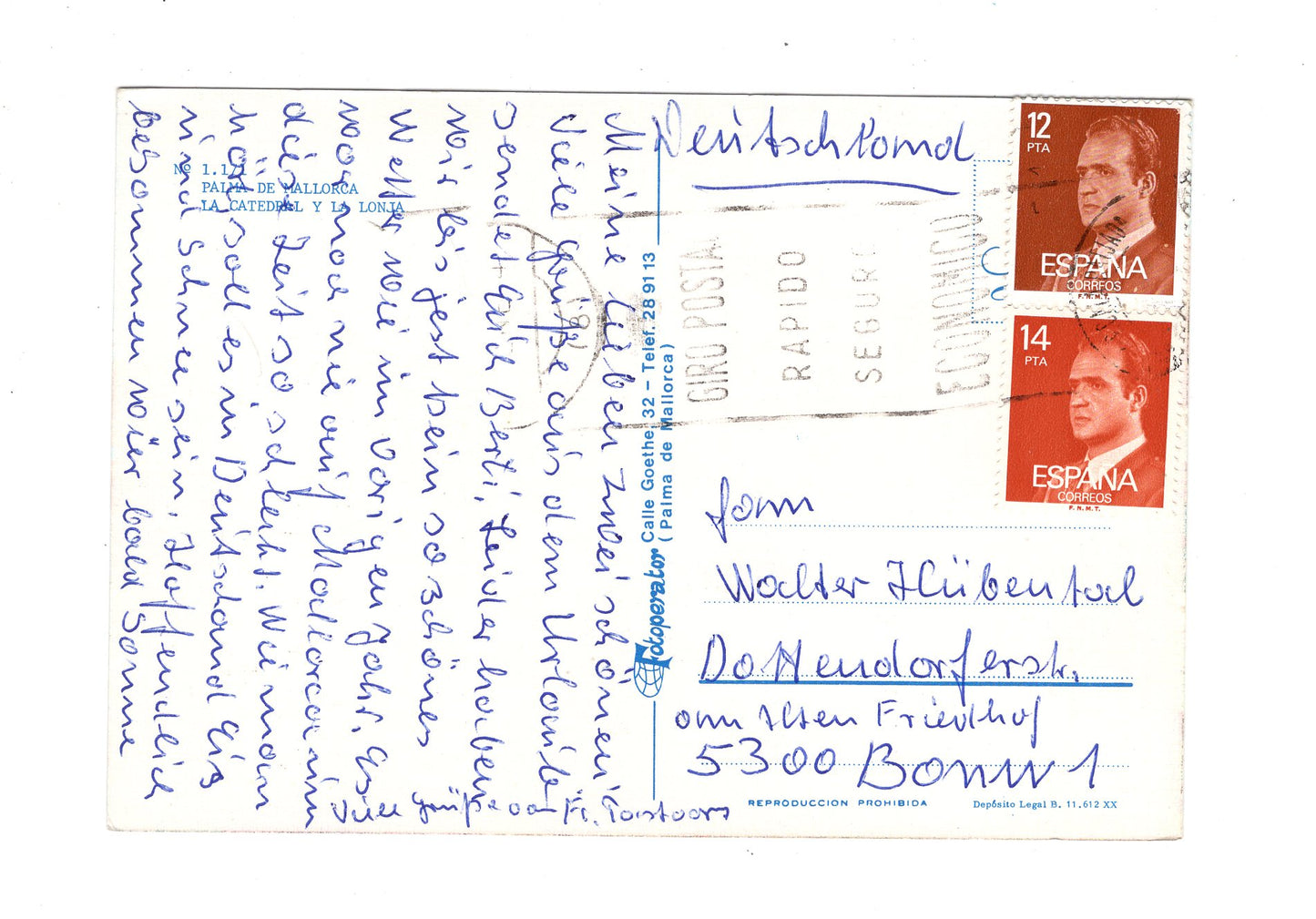 Ansichtskarte Mallorca / Palma de Mallorca / Spanien