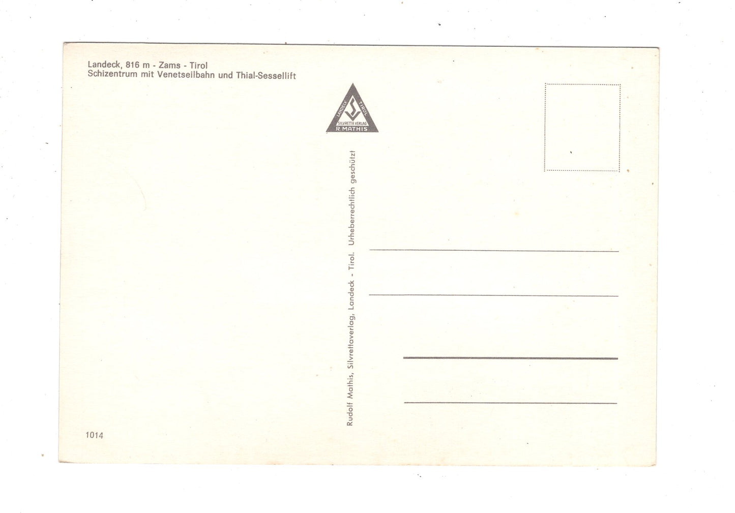 Ansichtskarte Landeck - Zams / Tirol / Österreich / N1-67