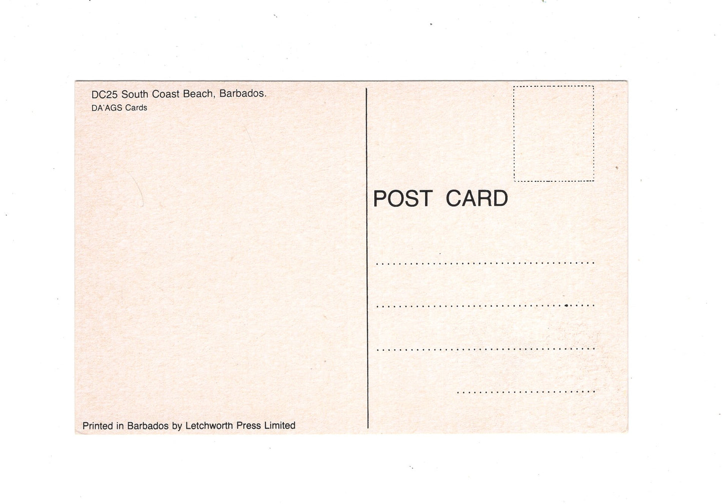 Ansichtskarte South Coast Beach / Barbados