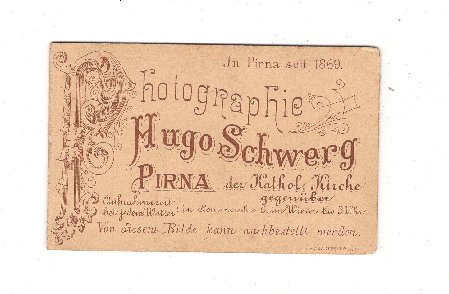 Fotografie Soldat - Pirna 1880er / CDV M1-09