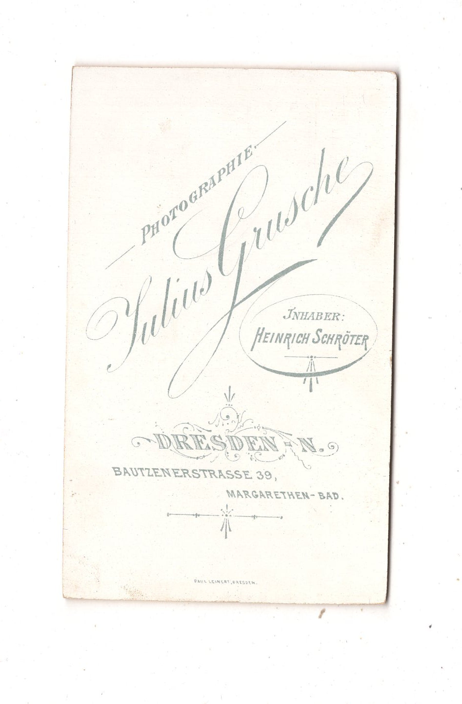 Fotografie Soldat - Dresden 1880er / CDV M1-09