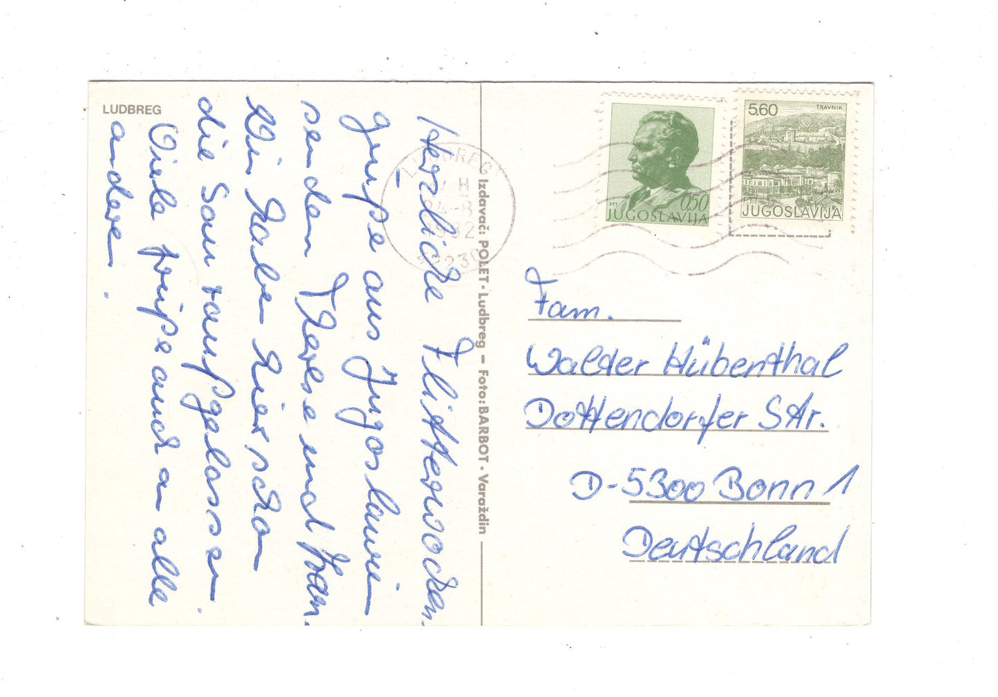 Ansichtskarte Ludbreg / Kroatien / M1-70