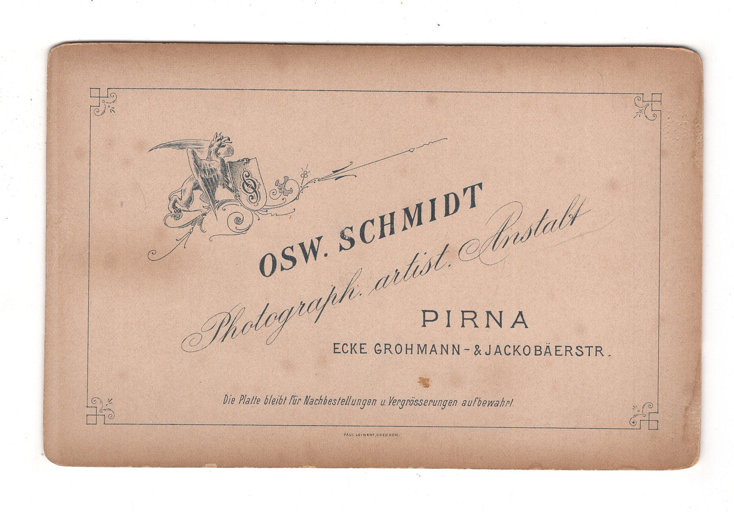 Fotografie Niedliches kleines Mädchen - Pirna 1890er / CAB U-25