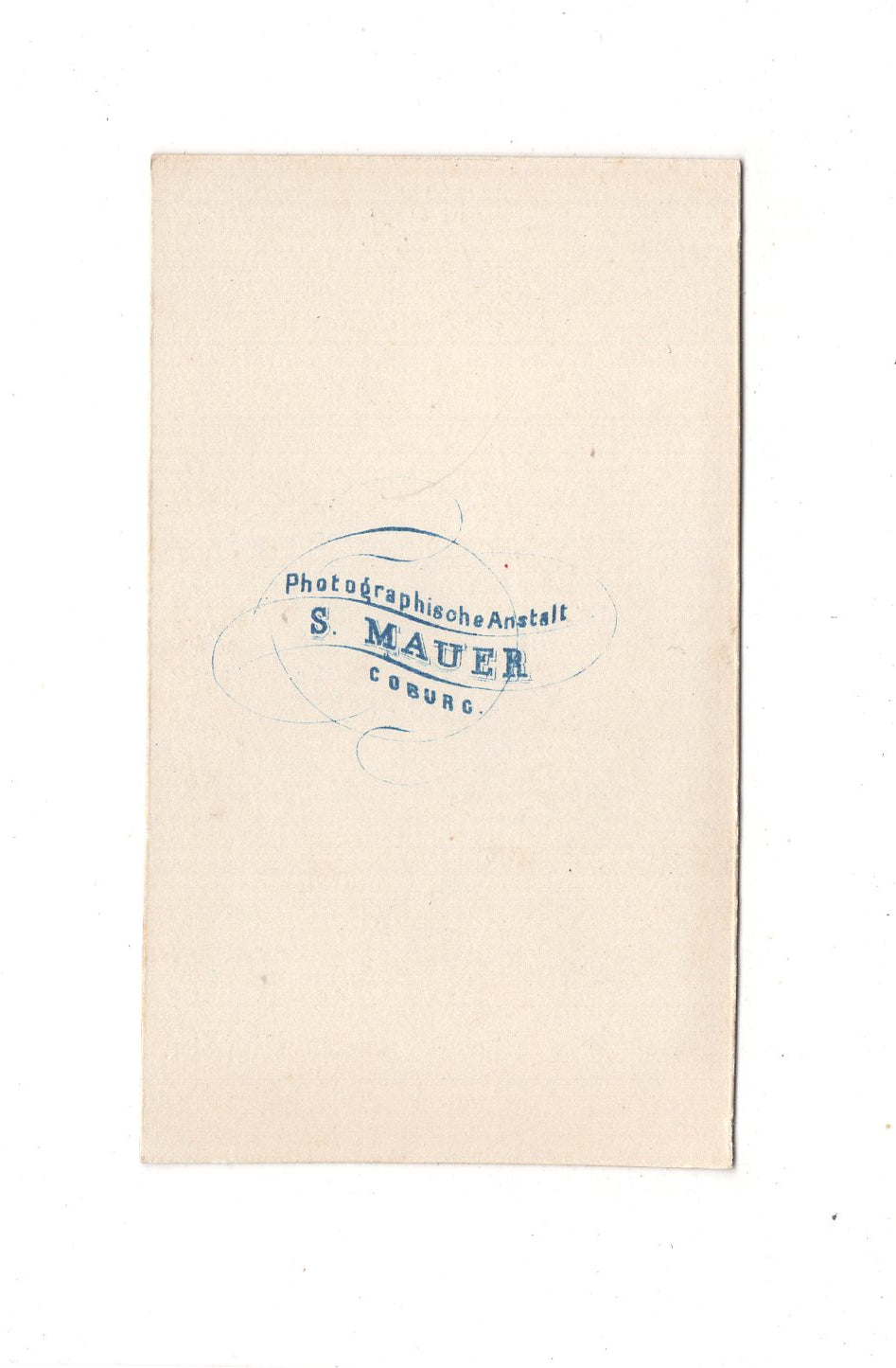 Fotografie Herrenportrait - Coburg um 1860 / CDV C1-24