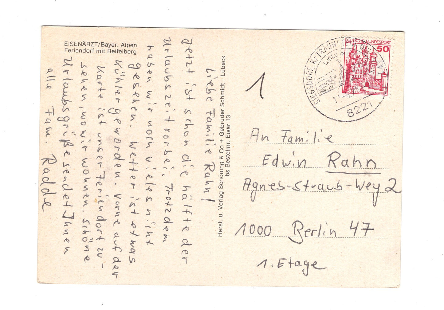 Ansichtskarte Eisenärzt / Bayerische Alpen