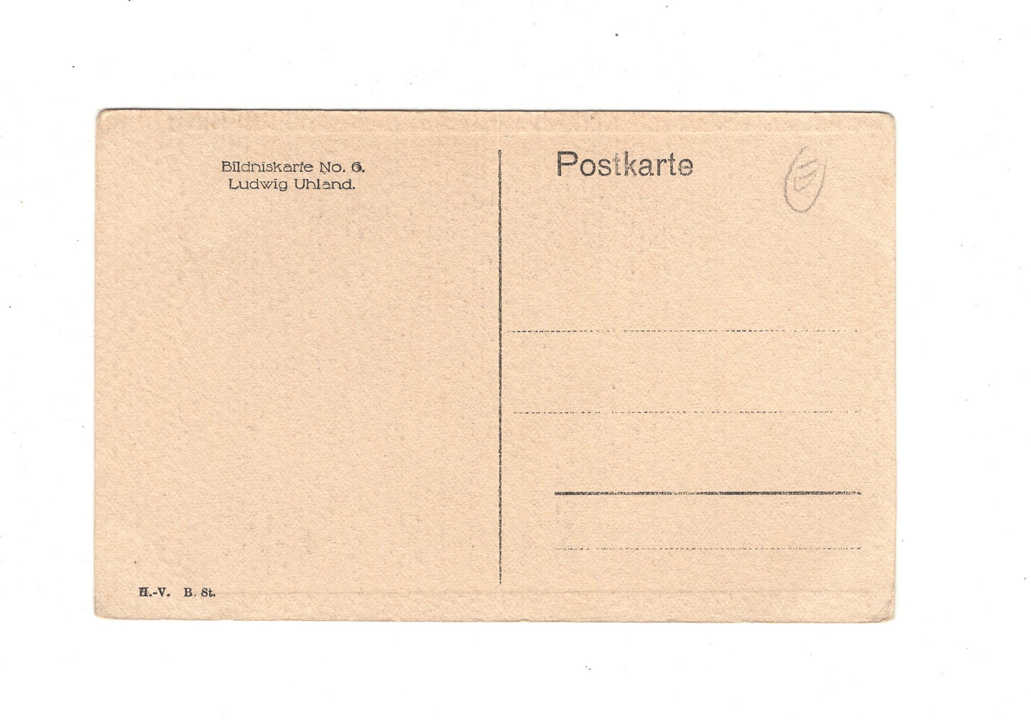 Ansichtskarte Ludwig Uhland