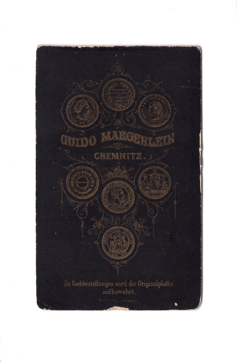 Fotografie Herrenportrait - Chemnitz 1880er