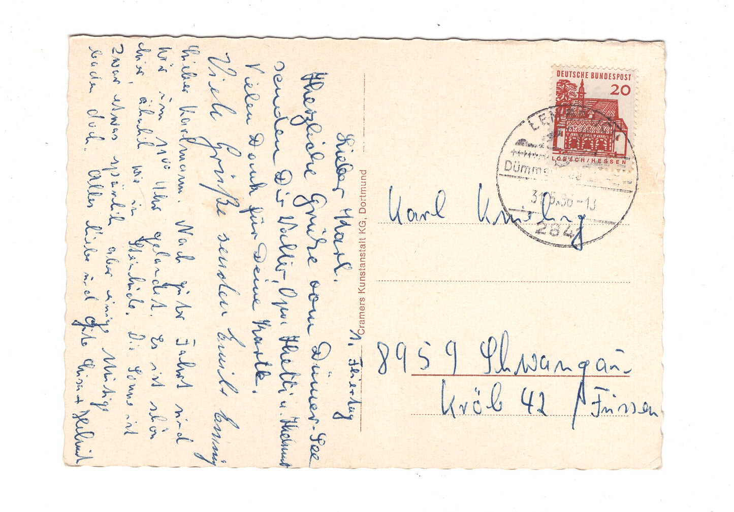 Ansichtskarte Gruß vom Dümmer / I1-54