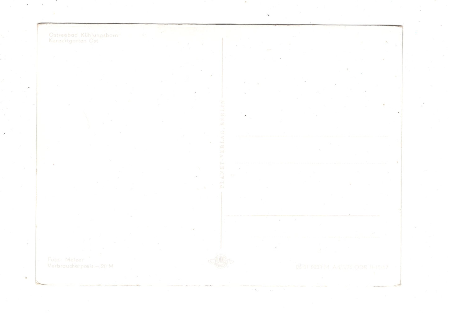 Ansichtskarte Ostseebad Kühlungsborn / Konzertgarten Ost / L1-68