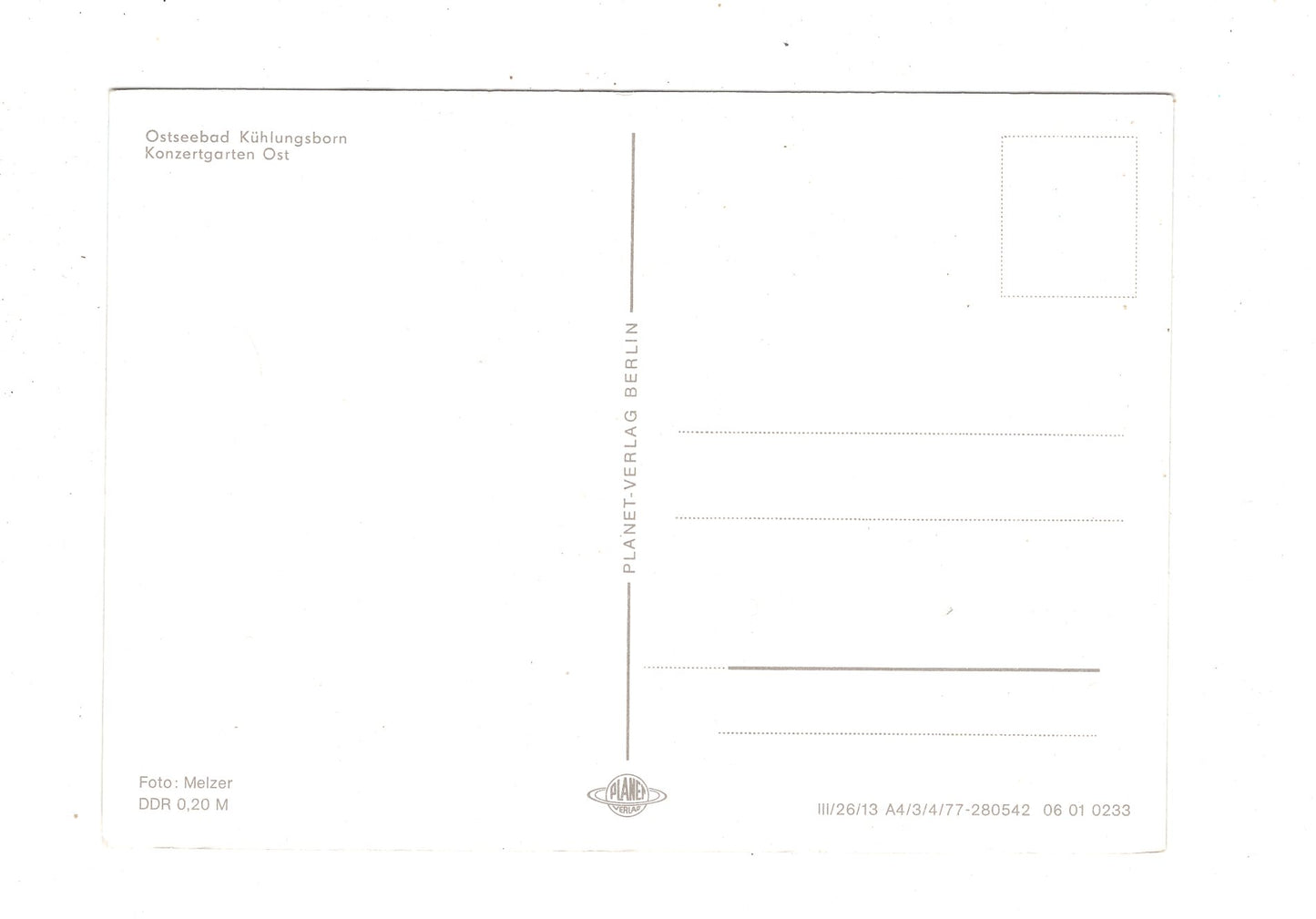 Ansichtskarte Ostseebad Kühlungsborn / Konzertgarten Ost / L1-68