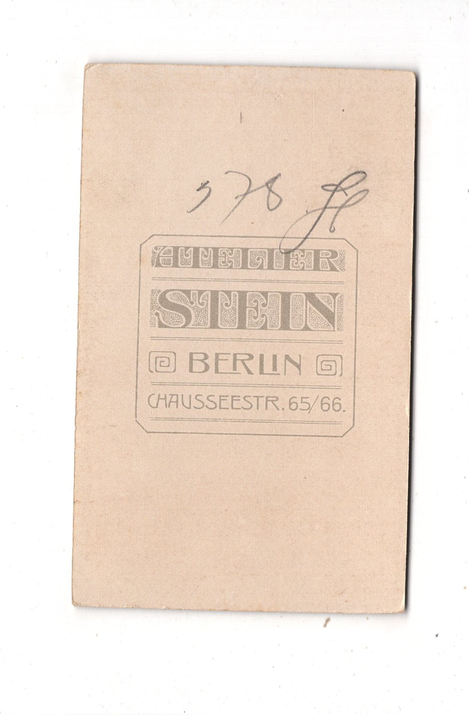 Fotografie Feine Dame - Berlin 1890er / CDV L1-27