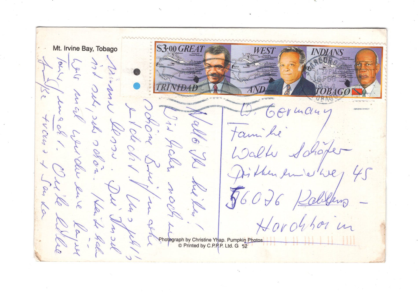 Ansichtskarte Mt. Irvine Bay / Tobago / Trinidad & Tobago