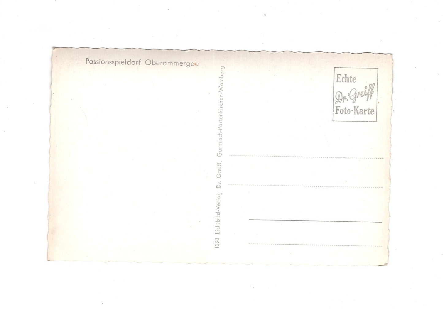 Ansichtskarte Passionsspieldorf Oberammergau