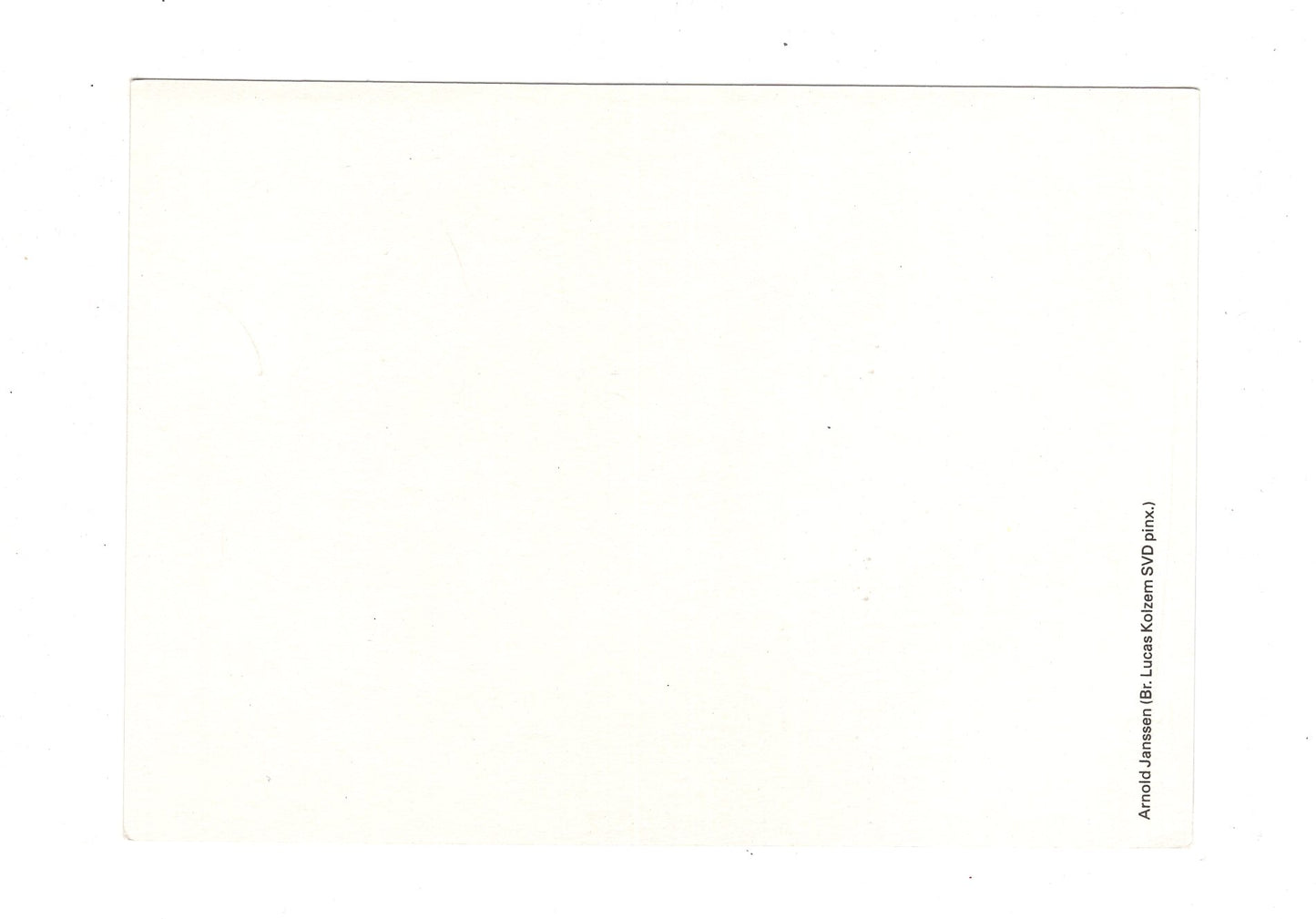 Ansichtskarte Missionar Arnold Janssen