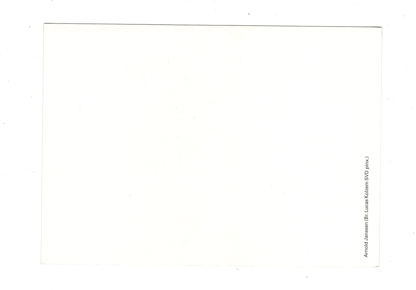 Ansichtskarte Missionar Arnold Janssen