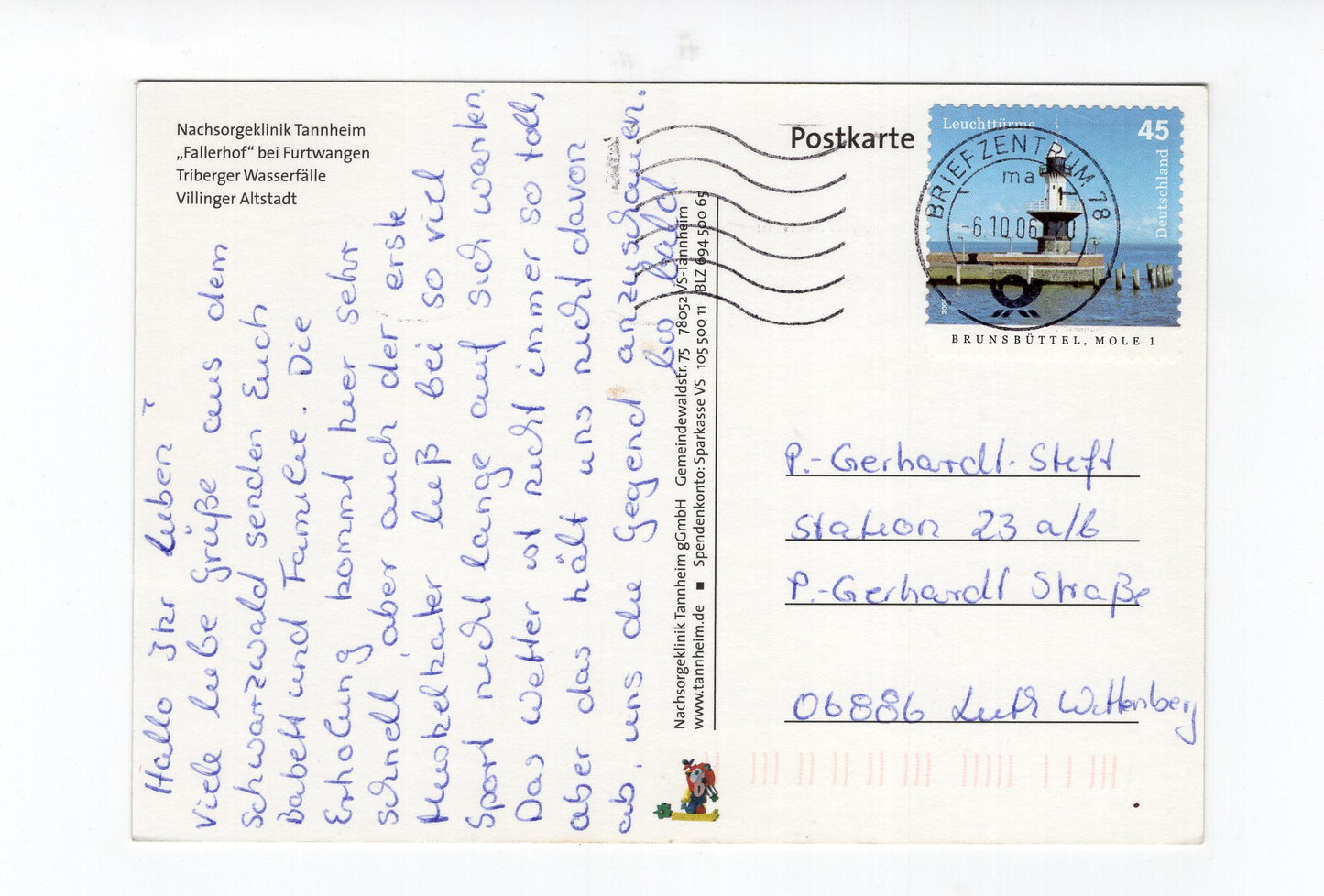 Ansichtskarte Nachsorgeklinik Tannheim