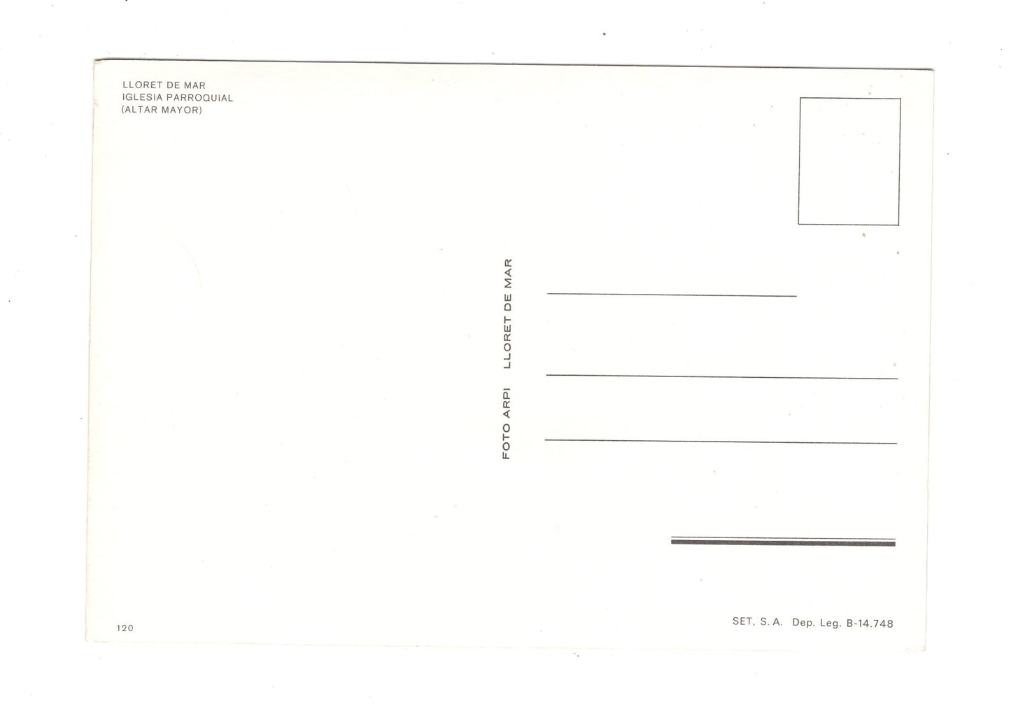 Ansichtskarte Lloret de Mar / Iglesia Parroquial / Spanien