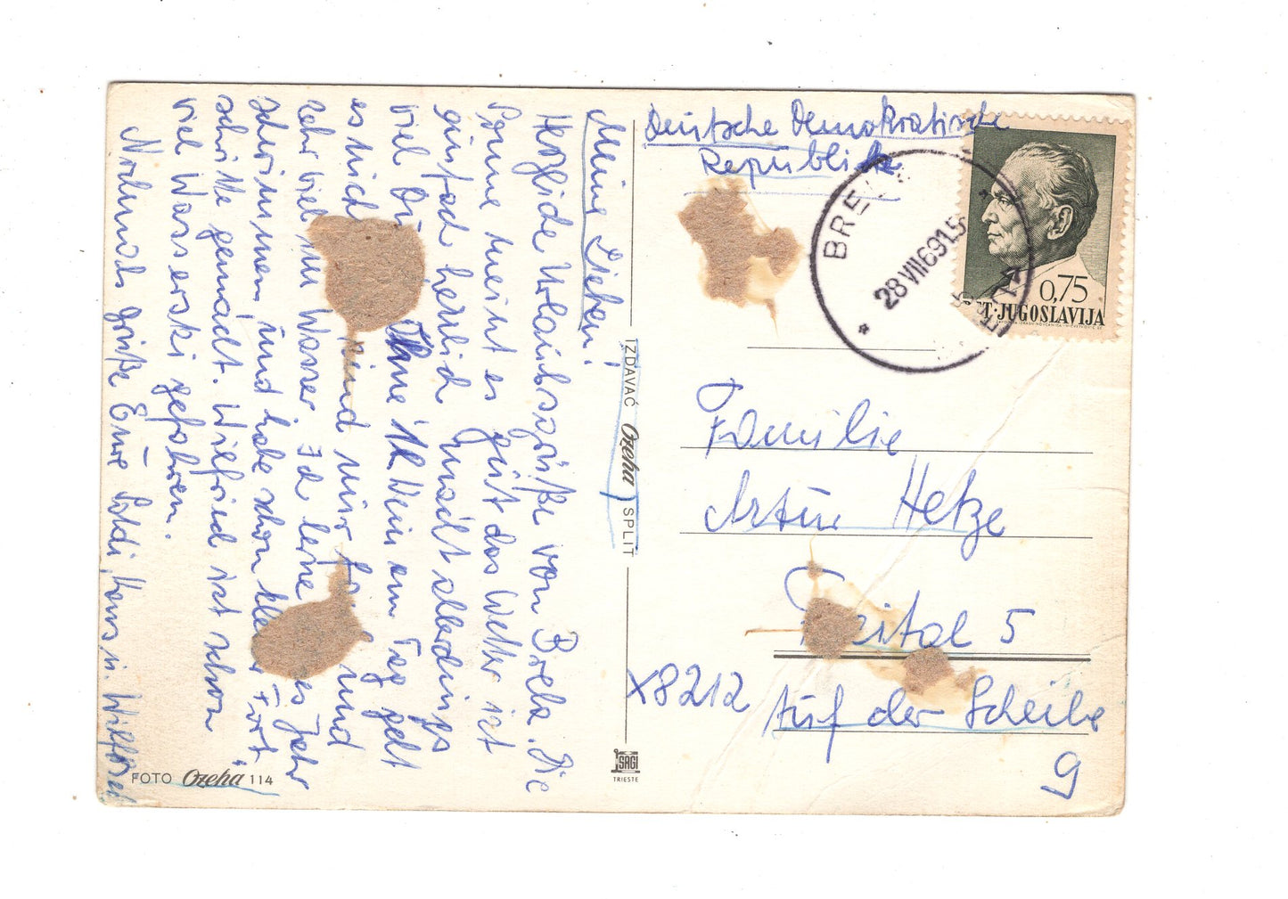 Ansichtskarte Brela / Kroatien / N1-51