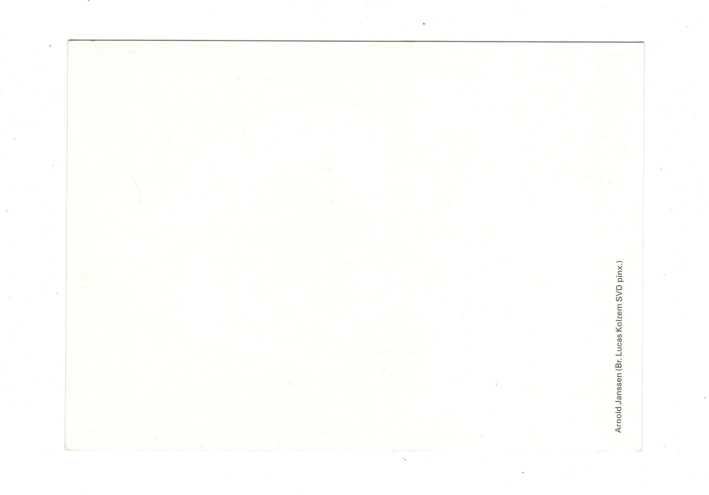 Ansichtskarte Missionar Arnold Janssen