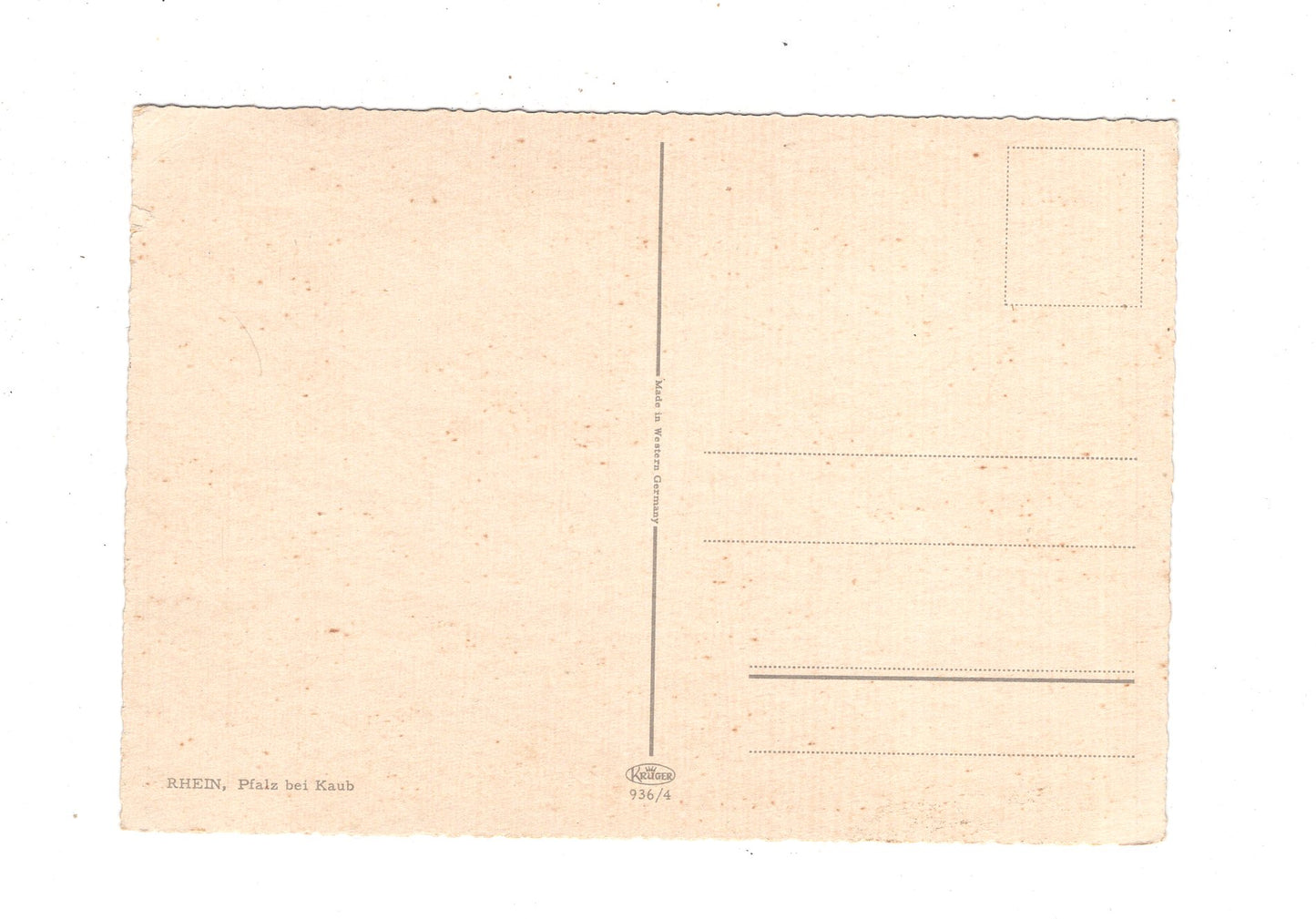 Ansichtskarte Rhein / Pfalz bei Kaub / M1-66