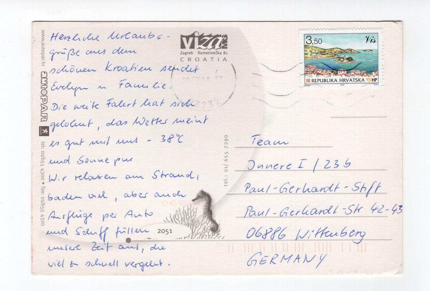 Ansichtskarte Magic Croatia / Kroatien