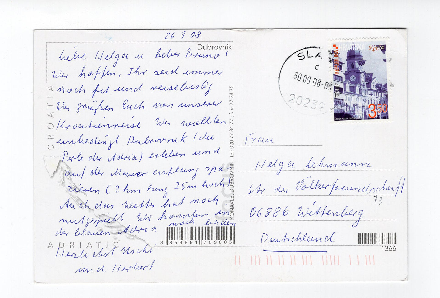 Ansichtskarte Dubrovnik / Kroatien