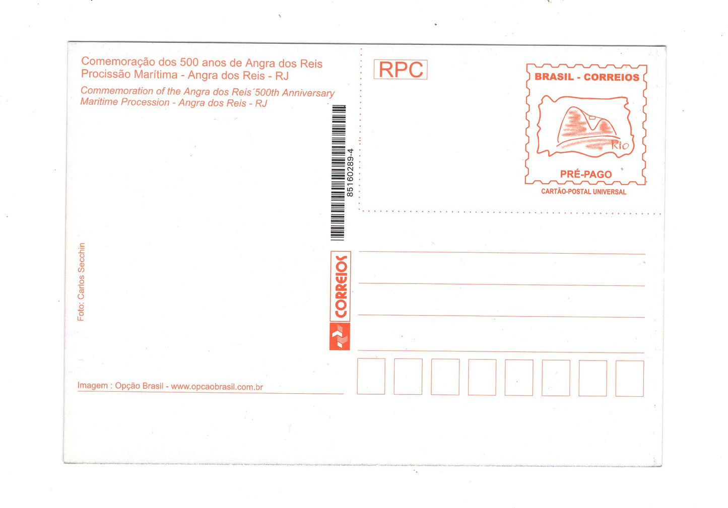 Ansichtskarte Procissao Maritima / Angra dos Reis / Brasilien