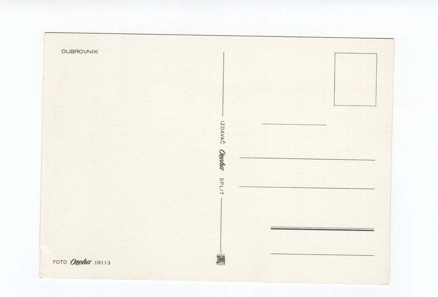 Ansichtskarte Dubrovnik / Kroatien