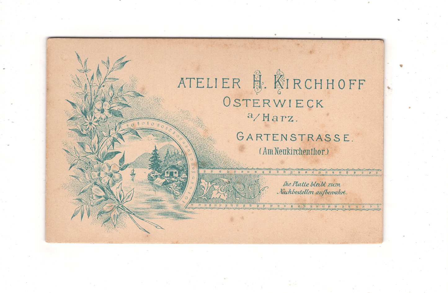 Fotografie Feine Dame - Osterwieck a. Harz 1890er