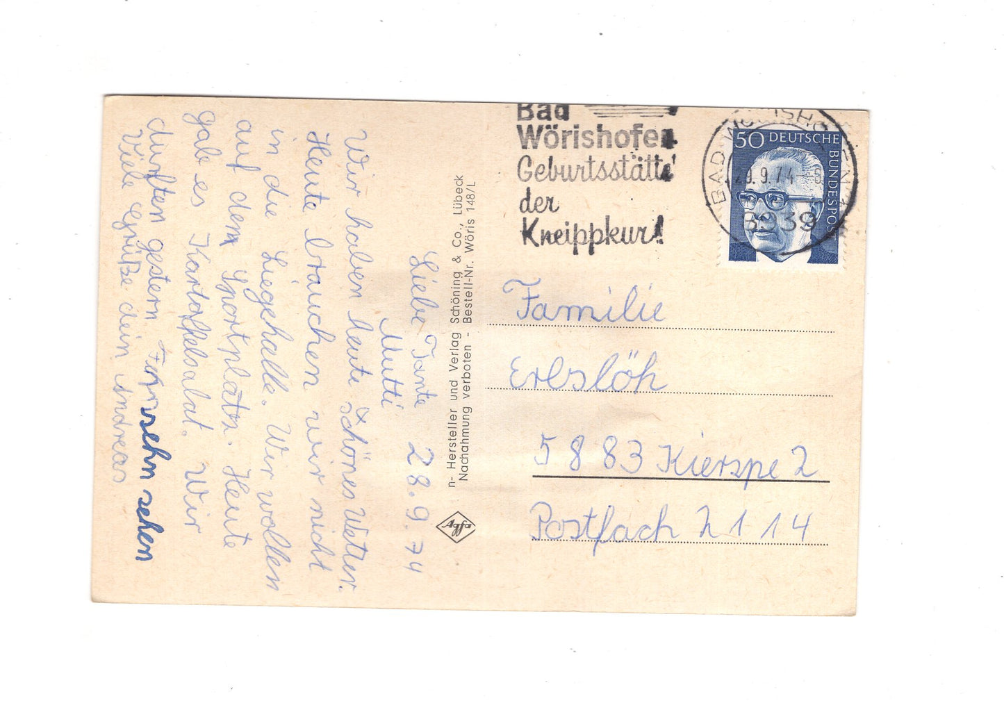 Ansichtskarte Bad Wörishofen