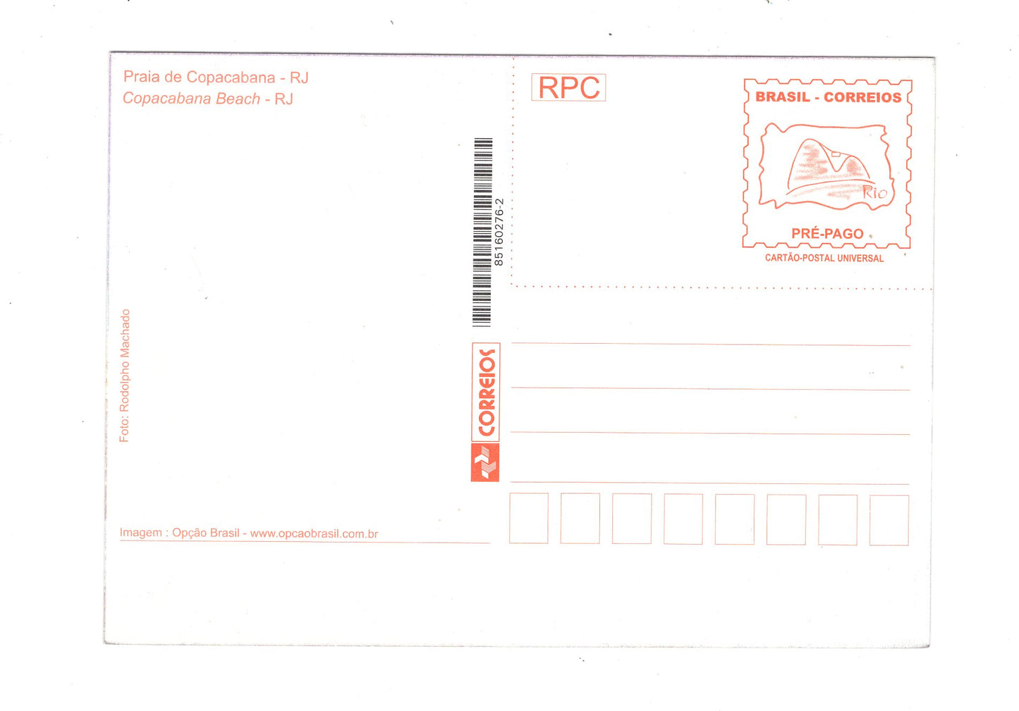Ansichtskarte Praia de Copacabana / Brasilien