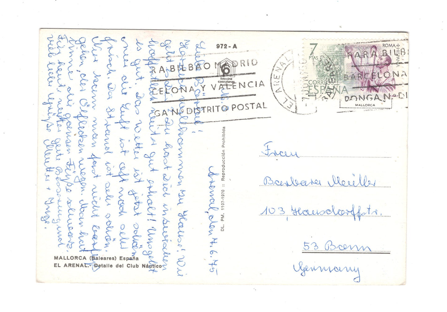 Ansichtskarte Mallorca / El Arenal / Spanien