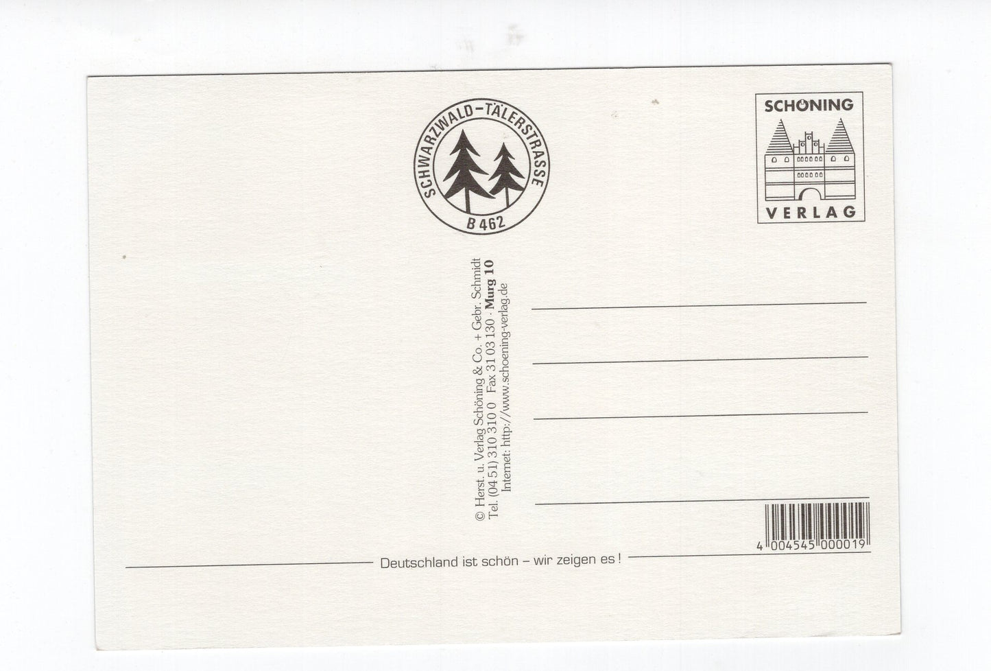 Ansichtskarte Das Murgtal / Baiersbronn / Tonbach +++