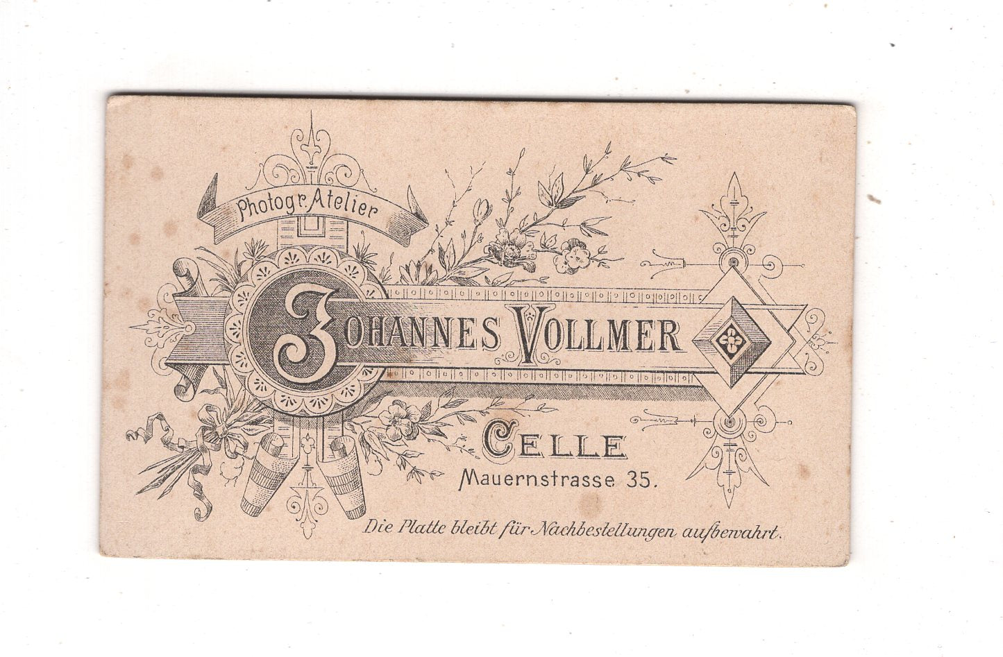 Fotografie Niedliche kleine Kinder - Celle 1880er / CDV M1-10