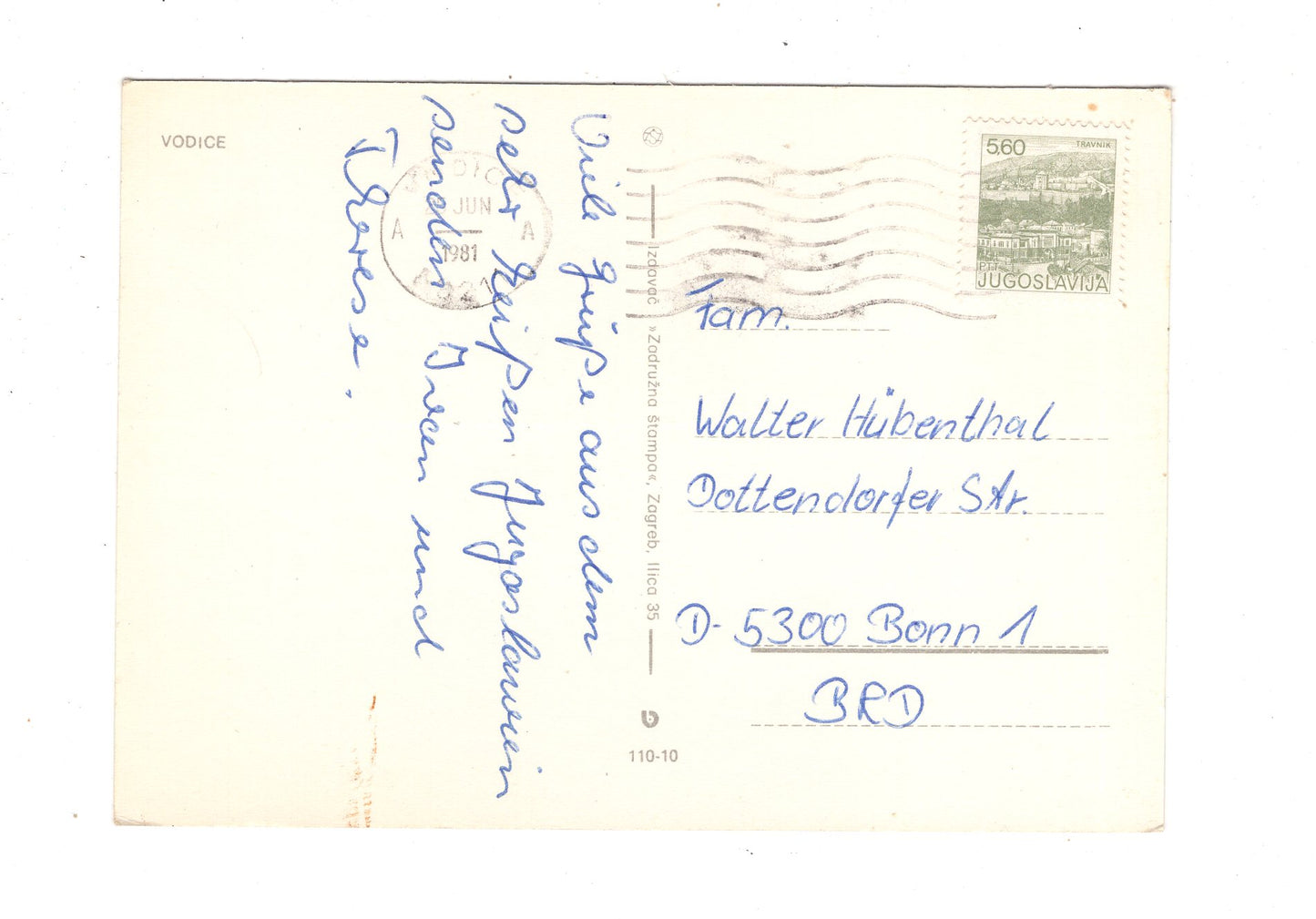 Ansichtskarte Vodice / Kroatien / N1-51