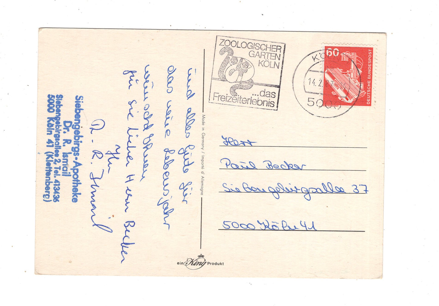 Ansichtskarte Glückwünsche / Glückwunsch zum Geburtstag / L1-60