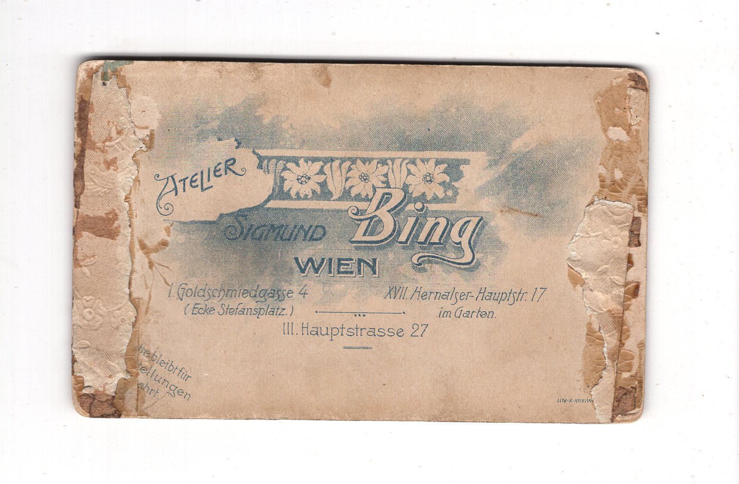 Fotografie Niedliche kleine Kinder - Wien 1890er / CDV M1-10