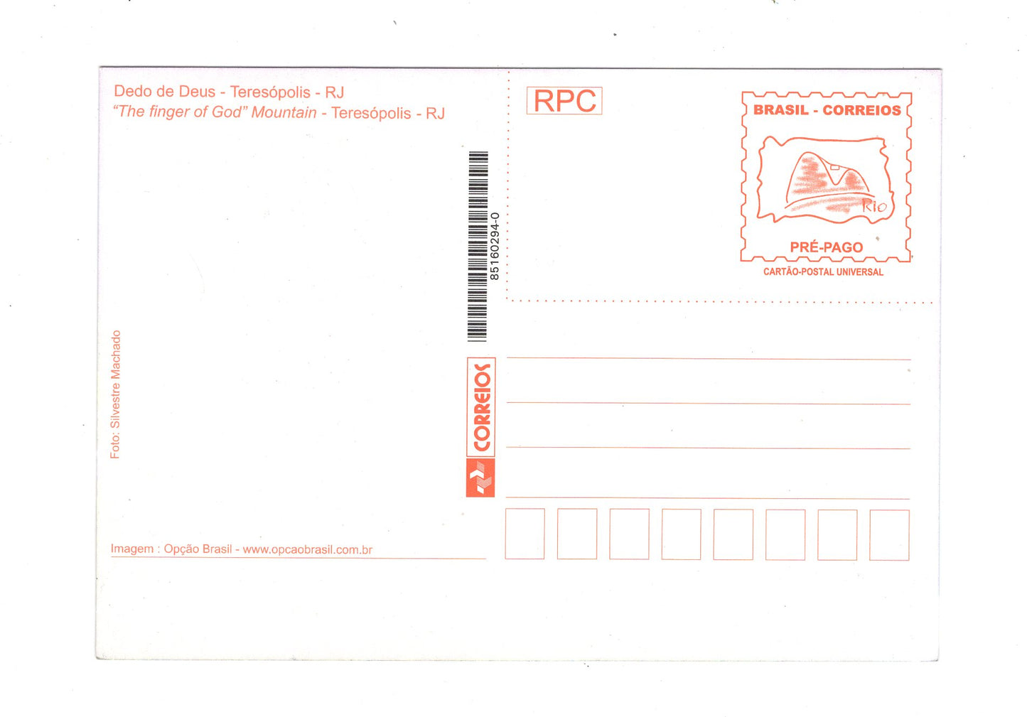 Ansichtskarte Dedo de Deus / Teresopolis / Brasilien