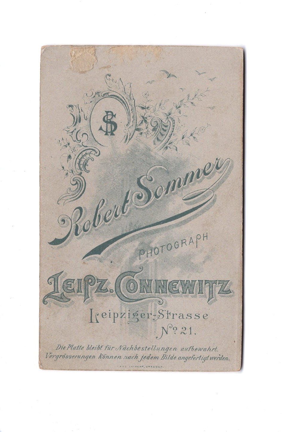 Fotografie Schönes Kinderbild / Baby - Leipzig-Connewitz 1890er