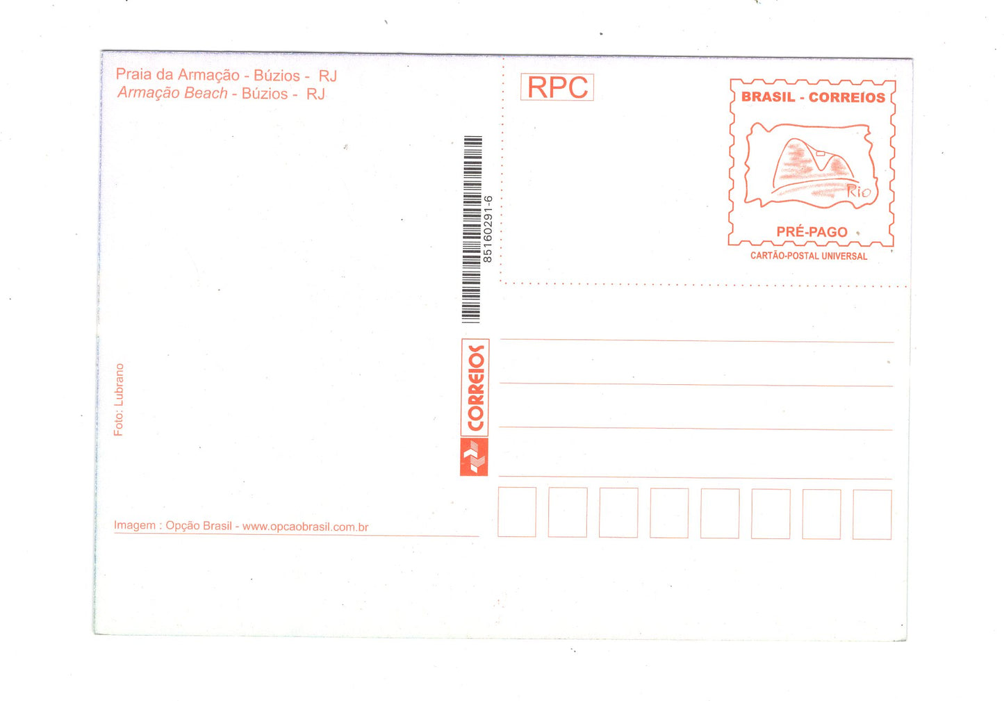 Ansichtskarte Praia da Armacao / Buzios / Brasilien