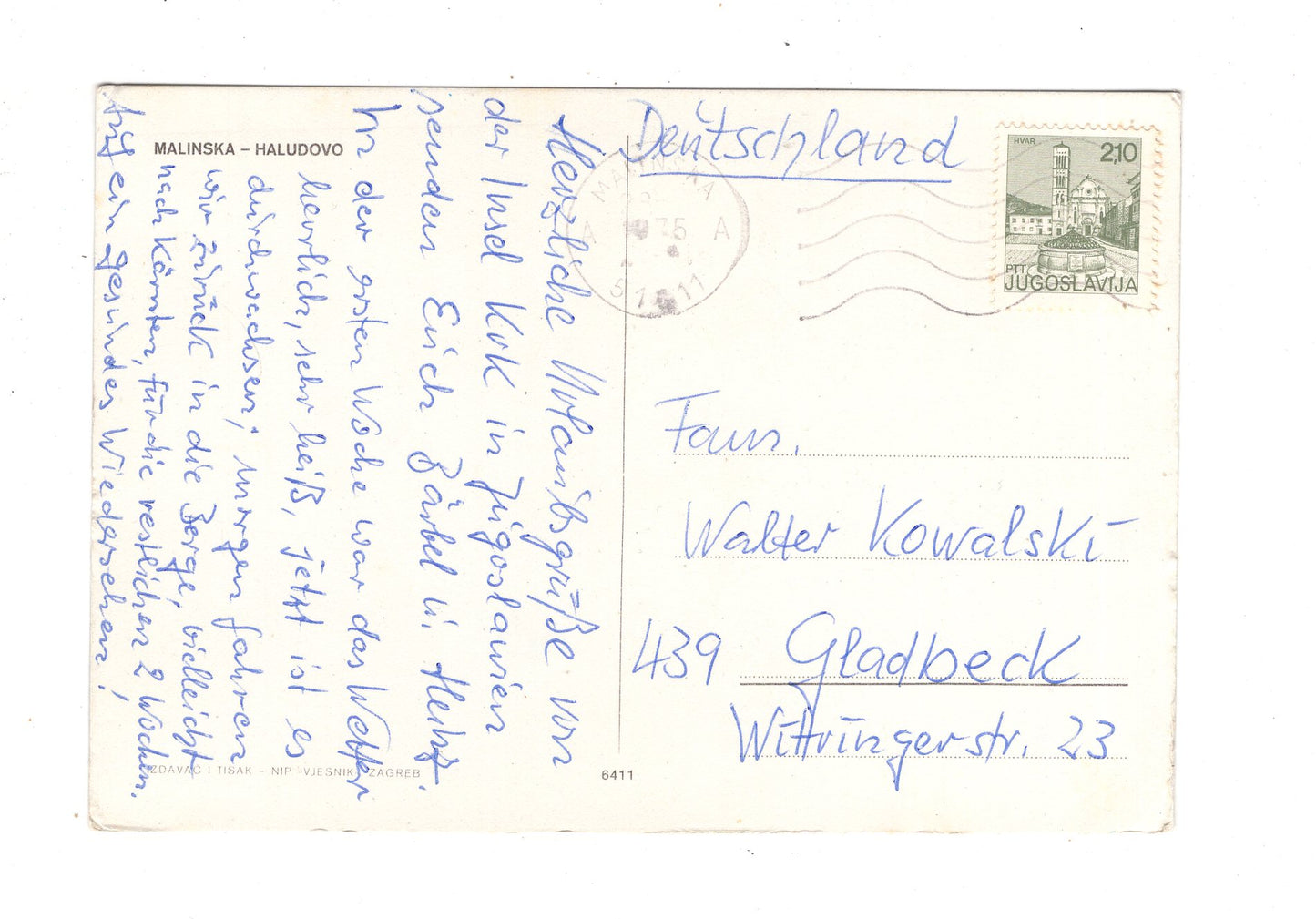 Ansichtskarte Malinska - Haludovo / Kroatien / N1-51