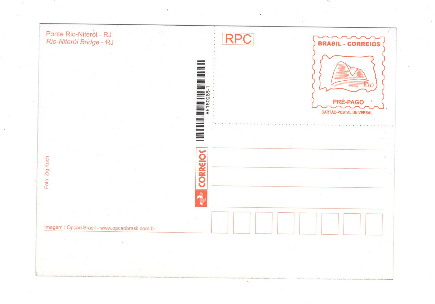 Ansichtskarte Ponte Rio-Niteroi / Brasilien