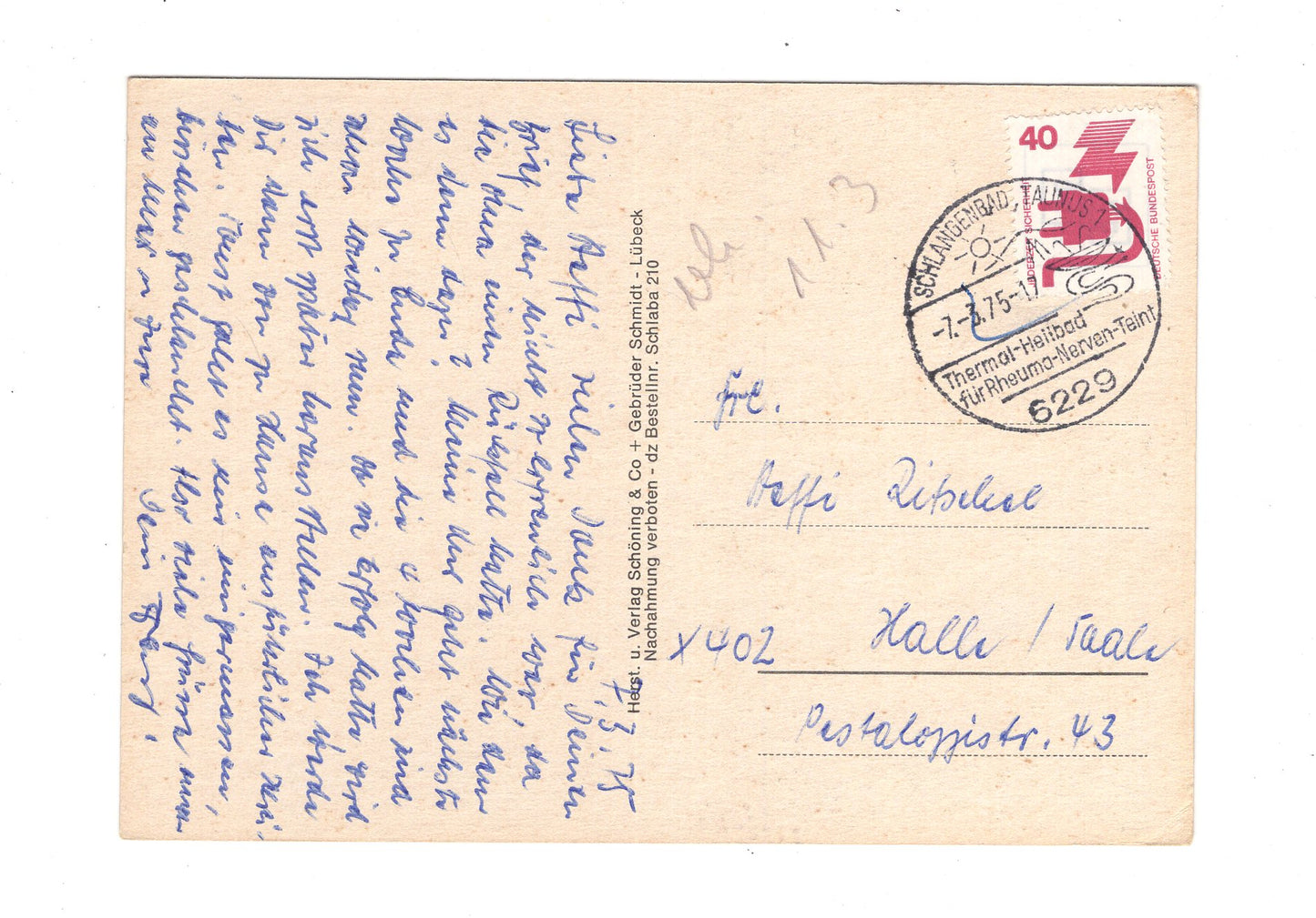 Ansichtskarte Schlangenbad im Taunus