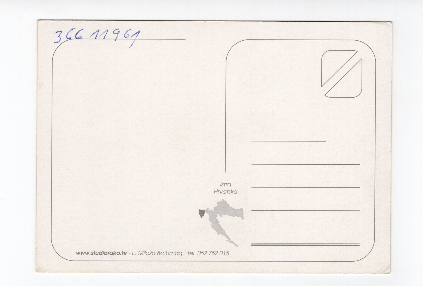 Ansichtskarte Porec / Hotel Zagreb / Kroatien