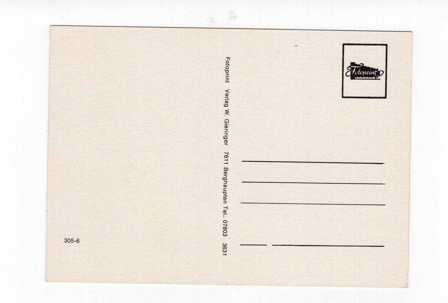 Ansichtskarte Höllental im Schwarzwald