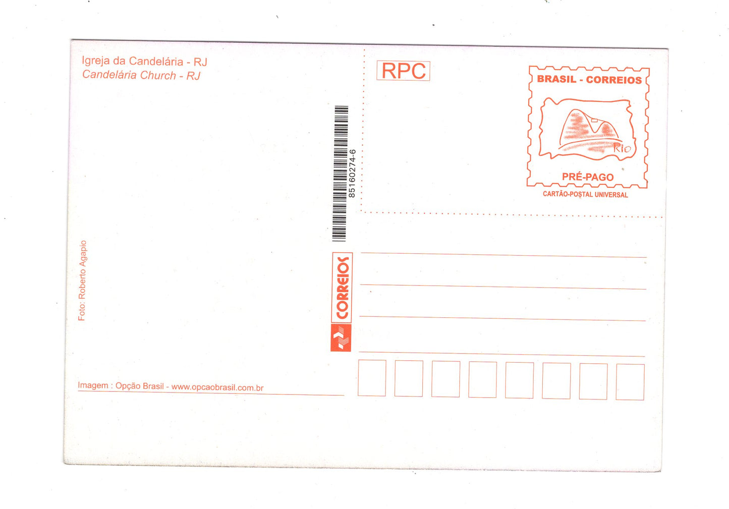Ansichtskarte Igreja da Candelaria / Brasilien