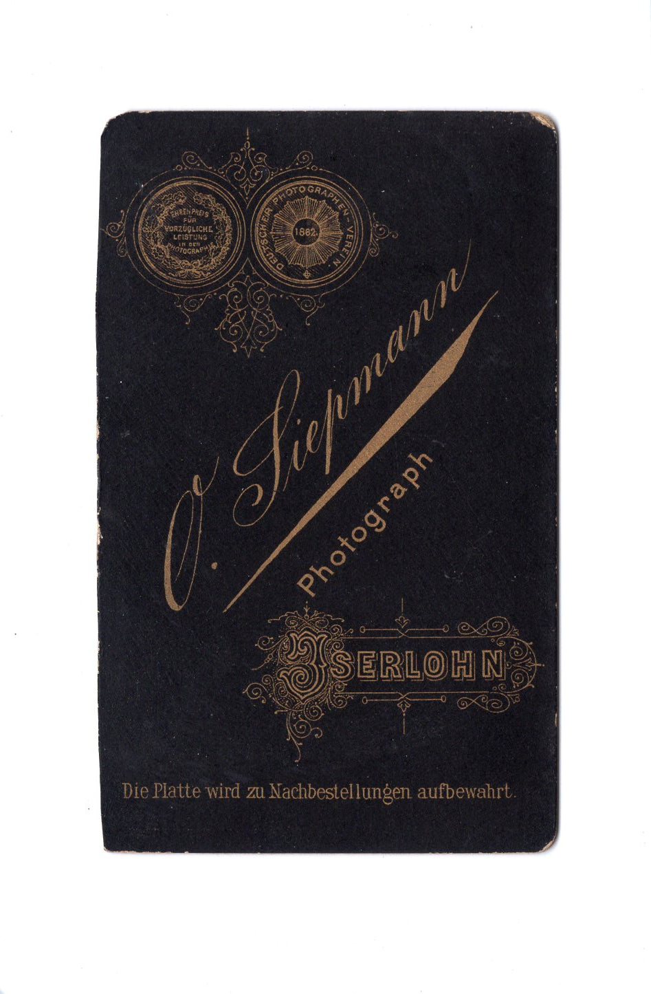 Fotografie Herrenportrait - Iserlohn 1880er