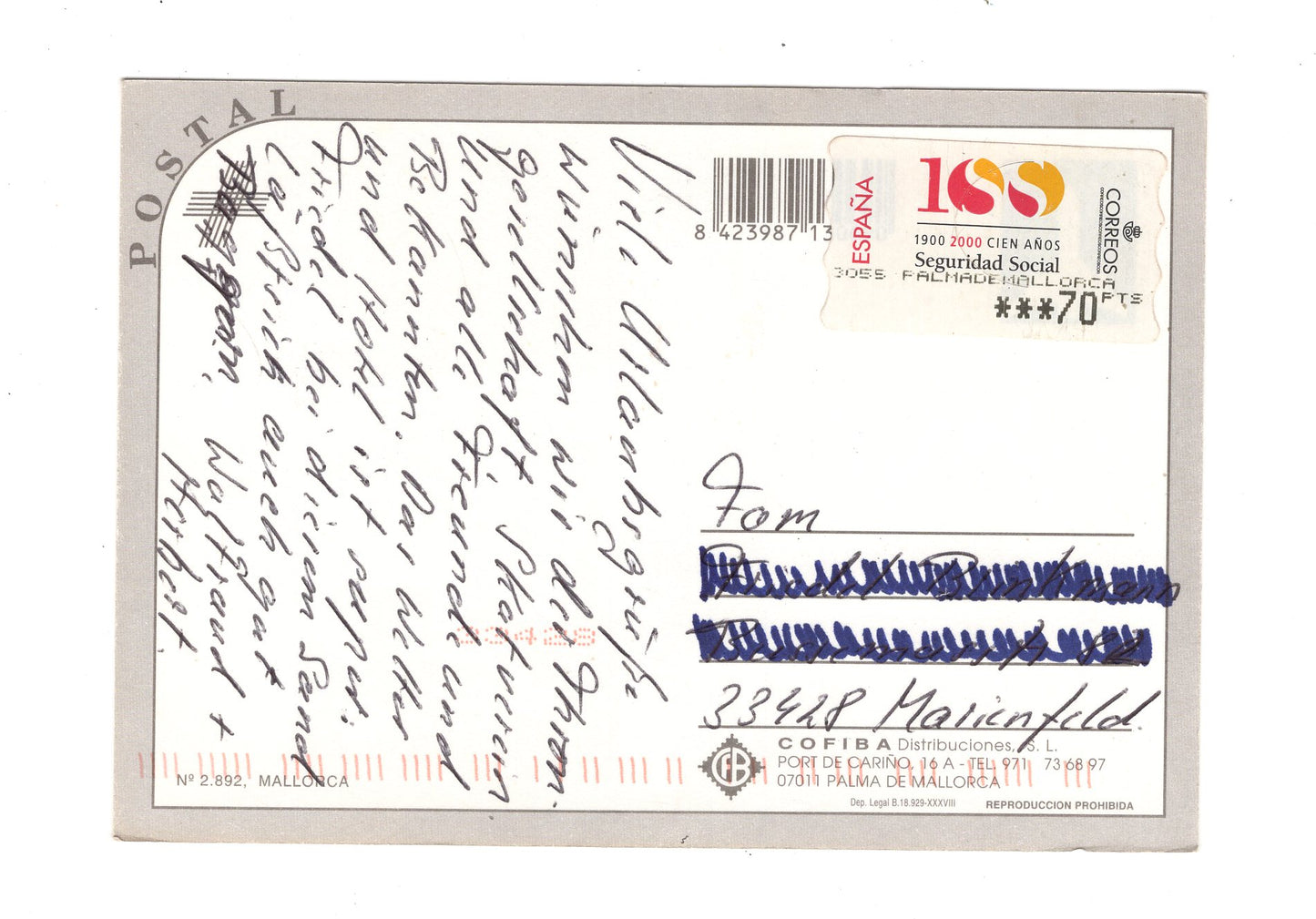 Ansichtskarte Schöner Po / Mallorca / Spanien