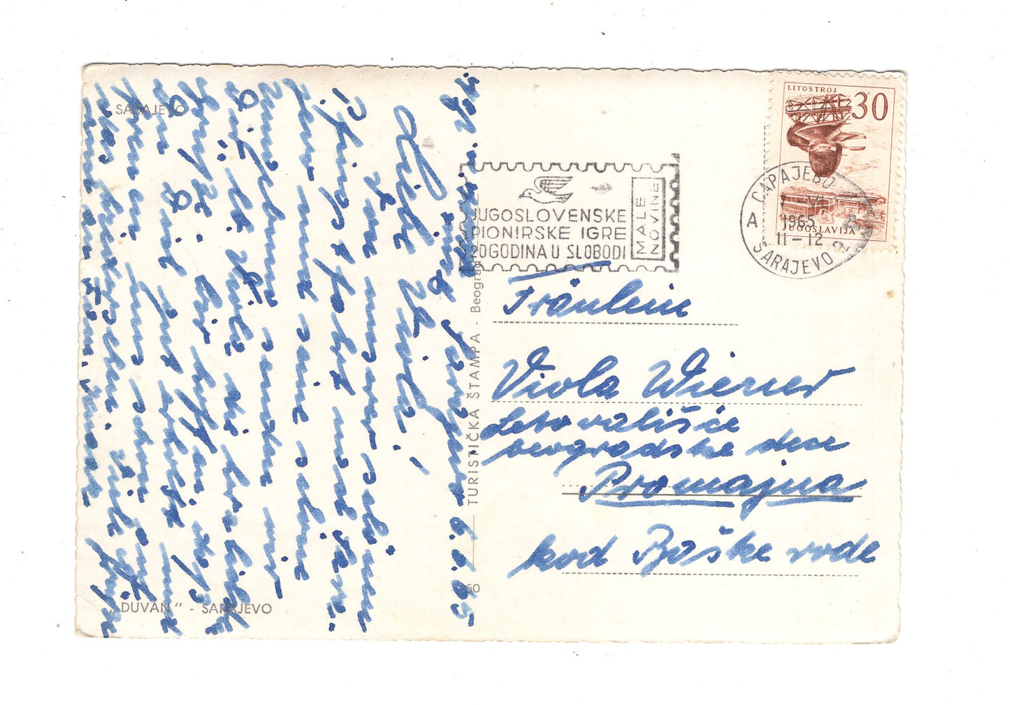 Ansichtskarte Sarajevo / Bosnien & Herzegowina / N1-51