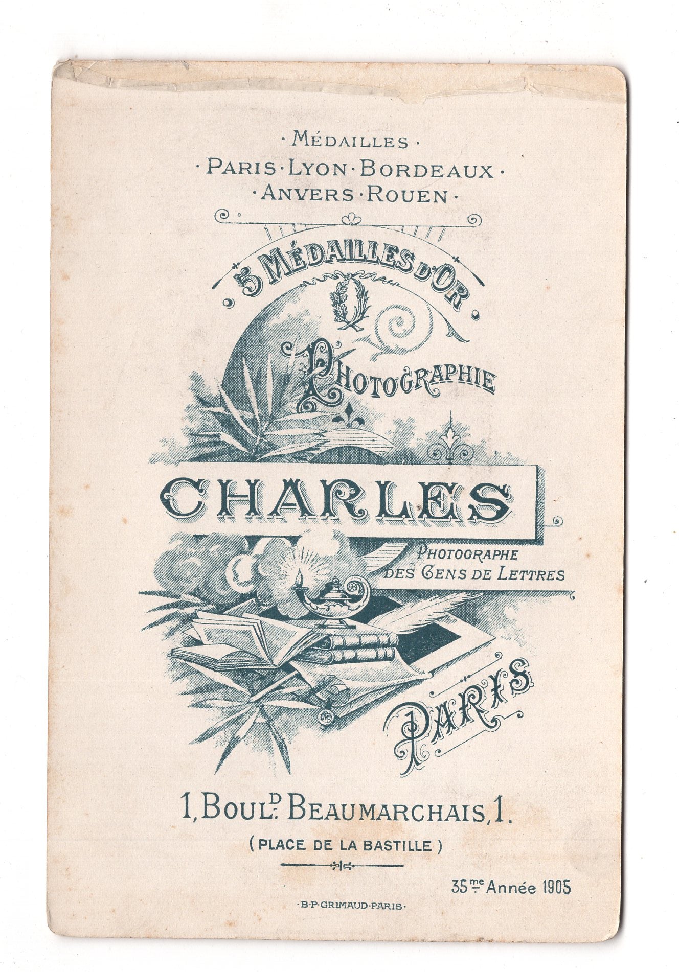 Fotografie Feiner Junge - Paris 1905 / CAB U-27